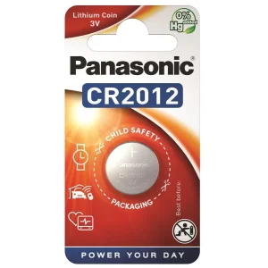 Батарейка Panasonic літієва CR2012 блістер, 1 шт., CR-2012EL/1B UA